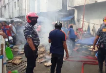 Kebakaran Kecil di Pasar Mardika, Karyawan dan Damkar Cepat Padamkan Api