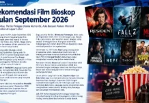 Rekomendasi Film Bioskop September 2026