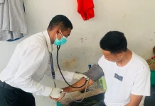 Lapas Namlea Proaktif Monitoring Kesehatan Warga Binaan