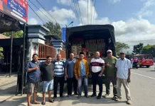 Forum Peduli SBB Lepas Satu Truk Bantuan Kemanusiaan ke Taniwel
