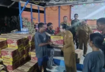 Dua Ton Beras Dikirim Pemkot Ambon ke Patahuwe