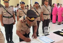 Kapolres SBB Tekankan Soliditas dalam Pergantian Pejabat