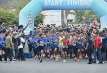 Ribuan Pelari Meriahkan Fun Run HUT ke-81 TNI di Ambon