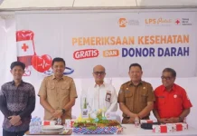 LPS Road Show Pemeriksaan Kesehatan Gratis dan Donor Darah