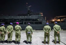 KRI Teluk Palu-523 Lanjutkan Misi Operasi Trisula Jaya-26 usai Bekal Ulang di Ambonn