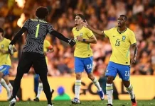 Drama Menit Akhir, Laga Uji Coba Australia vs Brasil Berakhir Imbang 1-1