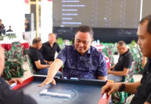 Turnamen Domino Orado Panggung Soliditas TNI-Polri di Ambon