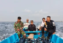 Aksi Kemanusiaan, Lapas Geser-Koramil Salurkan Bantuan Air Bersih ke Pulau Keffing