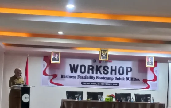 Wawali Ambon Buka Workshop Kelayakan Usaha BUMDes