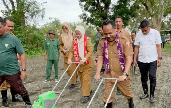Gerakan Tanam Jagung, Wakil Bupati Malteng Perkuat Pangan Daerah