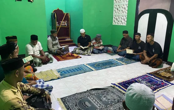 Jumat Terakhir Ramadan, Warga Binaan Lapas Wahai Khusyuk Laksanakan Yasinan