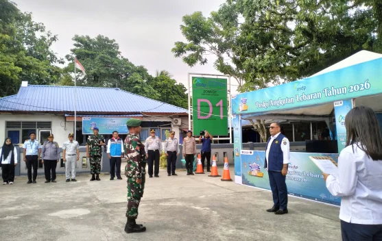 Posko Angkutan Lebaran 2026 di Pelabuhan Hunimua Resmi Dibuka