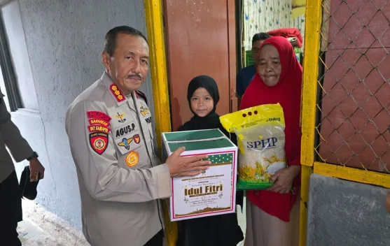 Aksi Sosial Polda Maluku Sentuh Anak Yatim