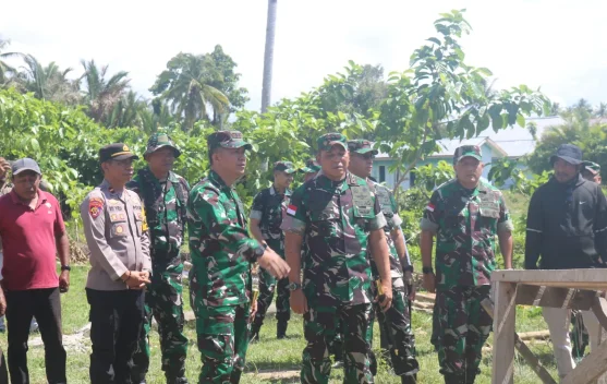 Pangdam XV/Pattimura Pastikan TMMD Gane Timur Tuntas Berkualitas