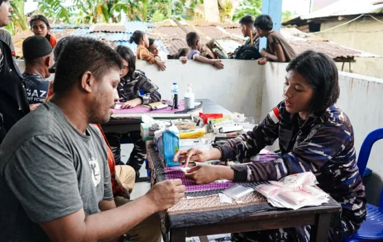 Tim Kodaeral IX & ERB Gelar Layanan Kesehatan Gratis di Pelosok SBT