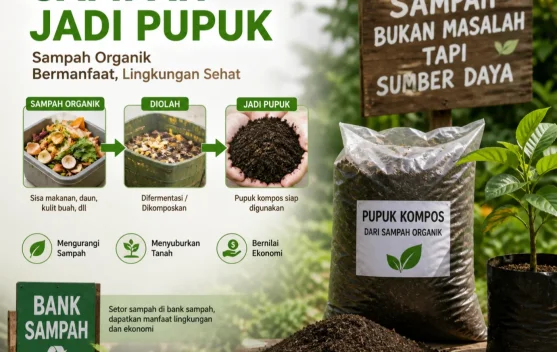 Sampah Bisa Jadi Pupuk dan Sumber Penghasilan Masyarakat