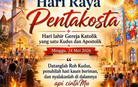 Makna Pentakosta 2026 Bagi Umat Katolik Dunia