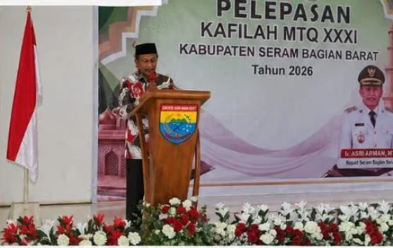 Bupati SBB Lepas 34 Peserta Kafilah MTQ XXXI Tingkat Provinsi Maluku