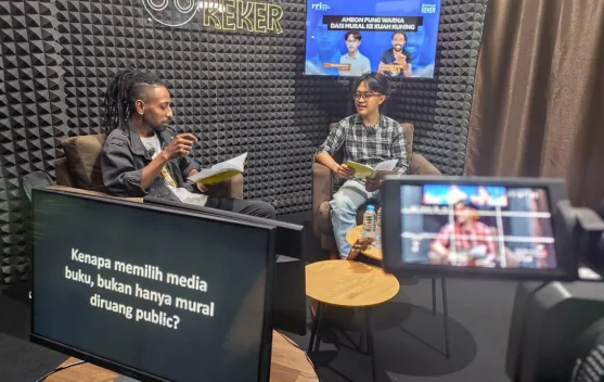 Komunitas Mural Ambon Angkat Kuliner Lokal lewat Buku Mewarnai