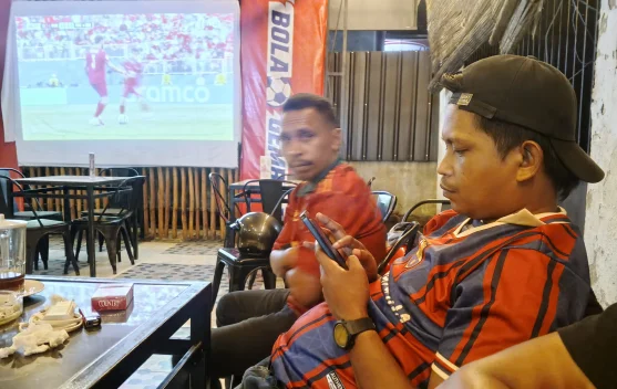 Selebrasi "Siuu" bergema di Cafe Ujung JMP Ambon, Ronaldo sumbang Brace