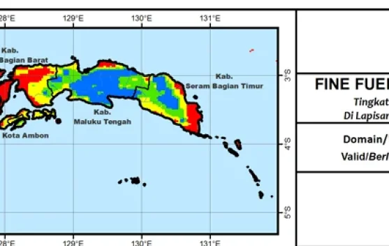 BMKG Ingatkan Potensi Karhutla di Maluku Masih Tinggi