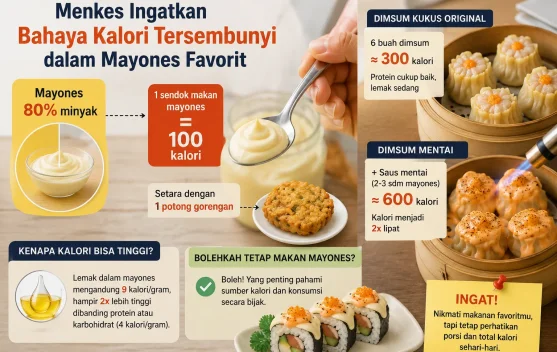 Menkes Ingatkan Bahaya Kalori Tersembunyi dalam Mayones Favorit