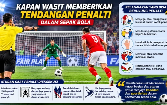 Kapan Wasit Memberikan Tendangan Penalti dalam Sepak Bola