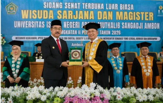 Gubernur Ajak Lulusan UIN AM Sangadji Ambon Wujudkan Maluku Maju Indonesia Emas