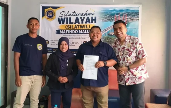 Aril Salamena Nahkodai DPW Mafindo Maluku 2026–2029, Usung Program GANDONG