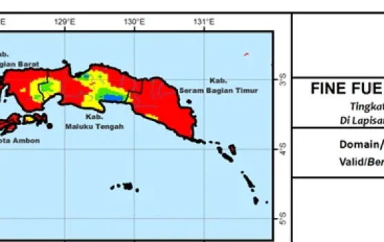 BMKG Keluarkan Peringatan Dini Potensi Kebakaran Hutan dan Lahan di Maluku
