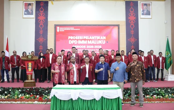 Hadiri Pelantikan, Sadali Ie Buka Raker DPD IMM Maluku Peruode 2026-2028