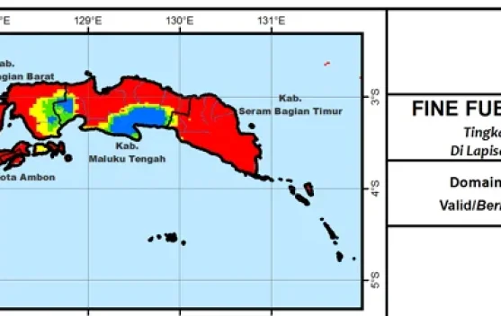 Potensi Kebakaran Hutan dan Lahan di Maluku Masih Tinggi