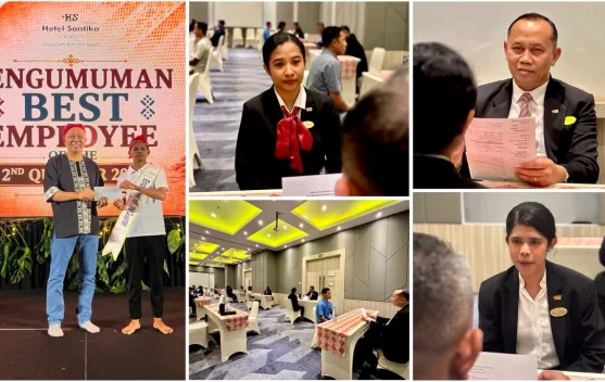 La Anong Kalidupa Terpilih Jadi Best Employee Santika Premiere Ambon