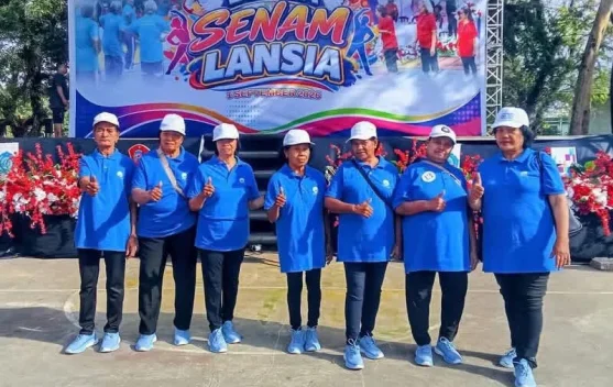 Line Dance Lansia jelang HUT Kota Ambon ke 451 thn