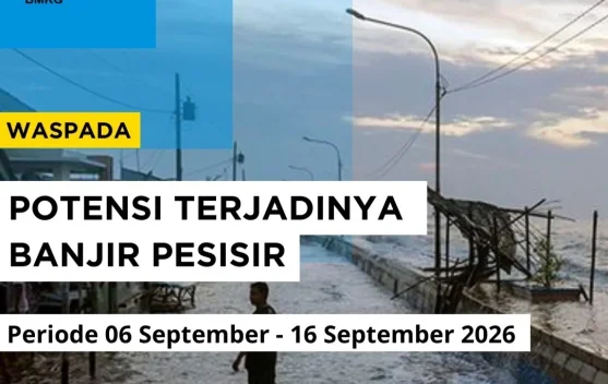 Banjir Rob Berpotensi Terjadi di Pesisir Maluku