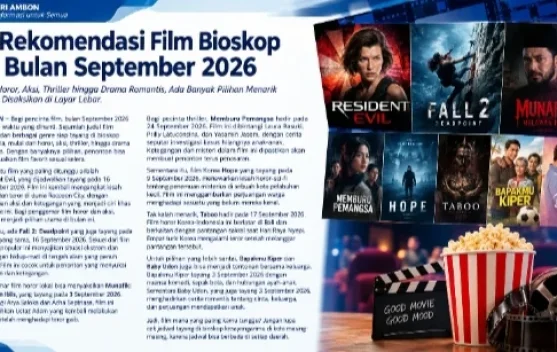 Rekomendasi Film Bioskop September 2026