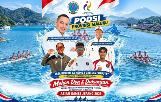 Tiga Pedayung Maluku Perkuat Indonesia di Asian Games 2026 Jepang