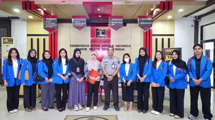 Kanwil Kemenkum Sulteng Terima Mahasiswa Magang, Perkuat Sinergi Akademik dan Pra