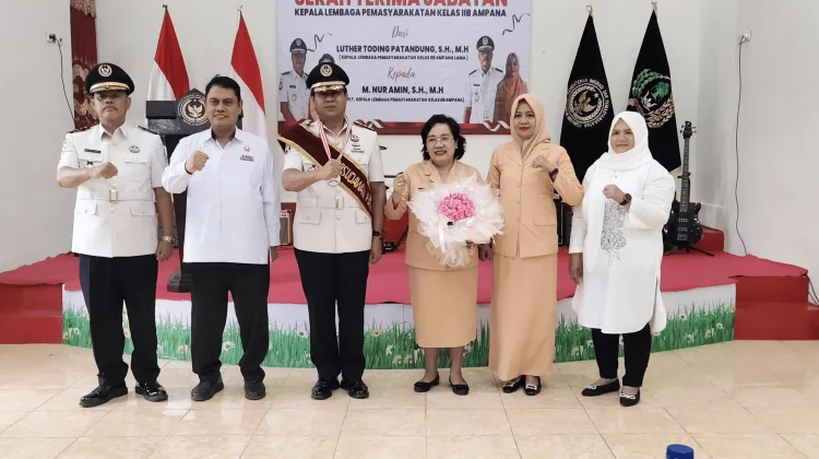 Wabup Surya Hadiri Sertijab Kalapas Ampana, Tegaskan Komitmen Sinergi