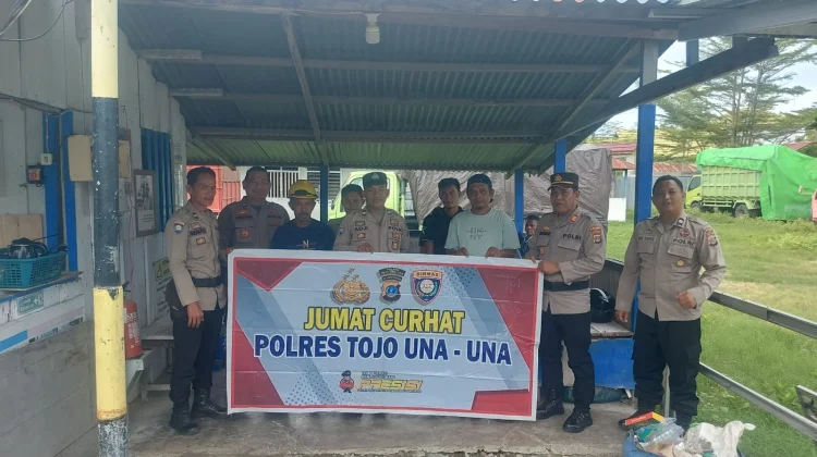 Sat Binmas Polres Touna Serap Aspirasi Sopir Kopra Lewat Jumat Curhat
