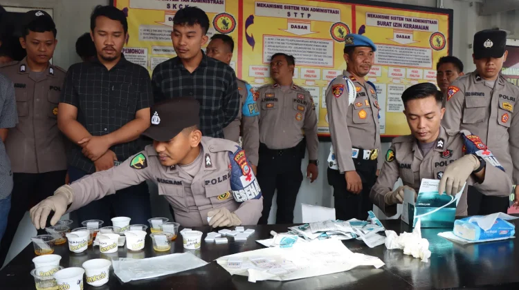 59 Personel Polres Touna Jalani Tes Urine Mendadak
