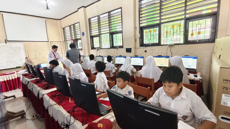 SDN 1 Ampana Kota Gelar Gladi Tes Kemampuan Akademik bagi Siswa Kelas VI
