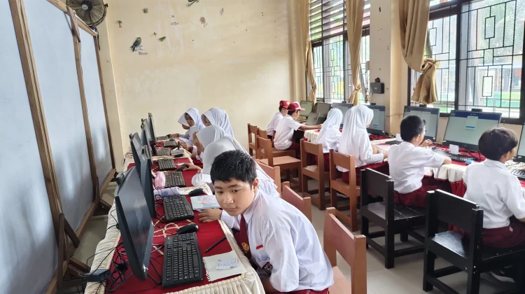 SDN 1 Ampana Kota Gelar Gladi Tes Kemampuan Akademik bagi Siswa Kelas VI