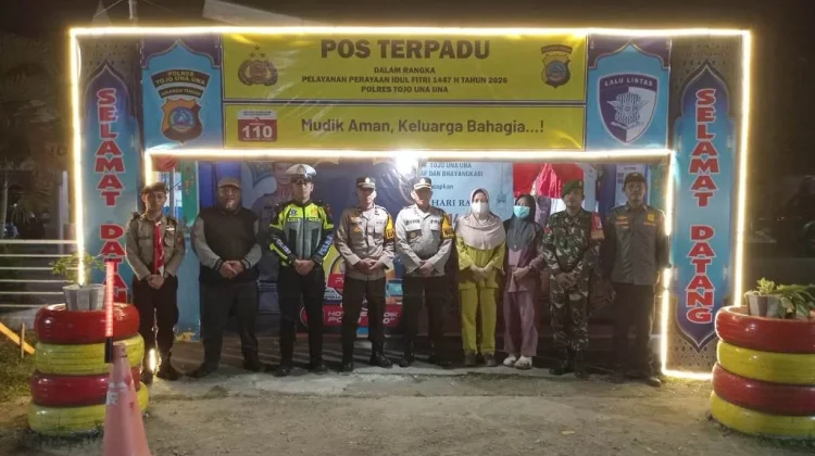 Wakaopsres Polres Touna Cek Pos Terpadu Operasi Ketupat 2026