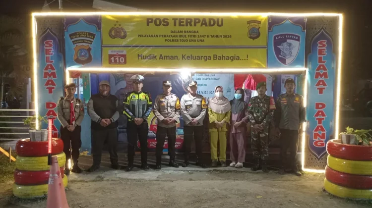 Wakapolres Touna Cek Kesiapan Pos Terpadu Operasi Ketupat TinombalaPos Terpadu,
