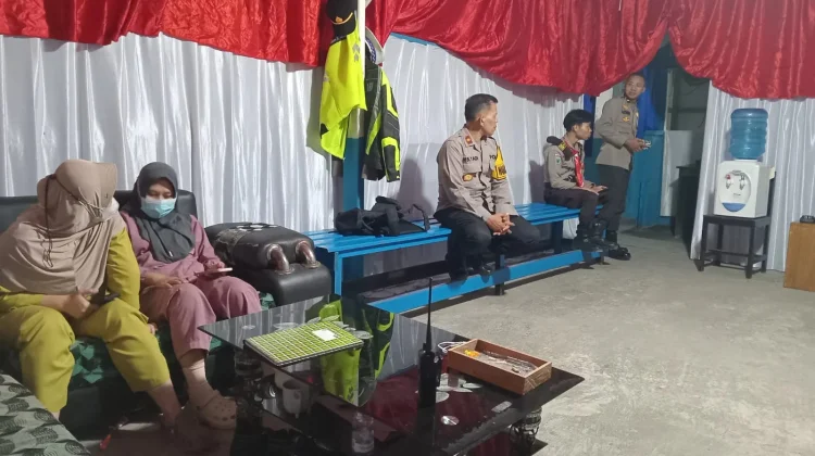 Wakapolres Touna Cek Kesiapan Pos Terpadu Operasi Ketupat TinombalaPos Terpadu,