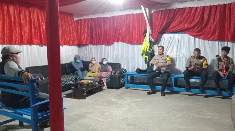 Wakapolres Touna Cek Kesiapan Pos Terpadu Operasi Ketupat TinombalaPos Terpadu,