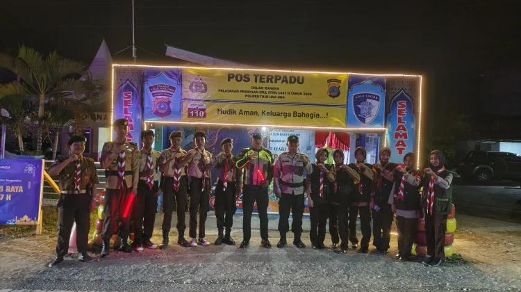 Pramuka Touna Terlibat Aktif dalam Operasi Ketupat Tinombala 2026