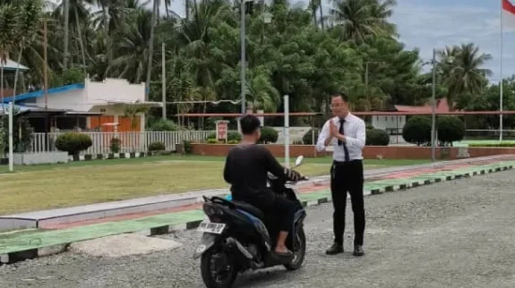 Lapas Ampana Simulasi Layanan Kunjungan jelang Idul Fitri