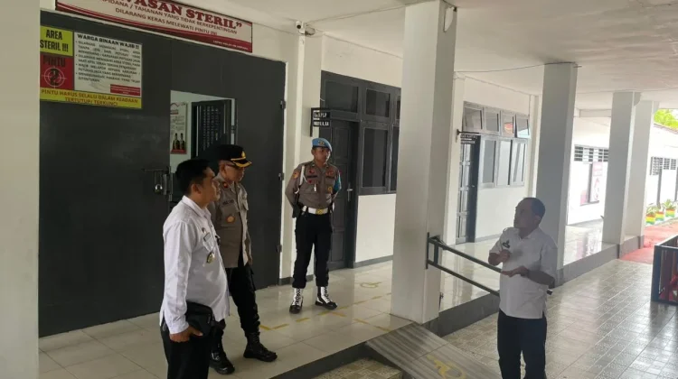 Polres dan Lapas Ampana Perkuat Pengamanan jelang Idul Fitri